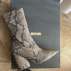 Yeezy Season 7 Python Boots
